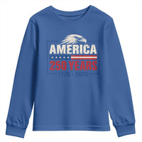 250 Anniversary USA Youth Sweatshirt Retro Eagle 250 Years Of Freedom 1776 2026