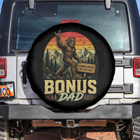 Bigfoot Bonus Dad Spare Tire Cover Retro Stepdad Fathers Day Gifts