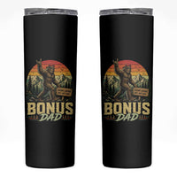 Bigfoot Bonus Dad Skinny Tumbler Retro Stepdad Fathers Day Gifts