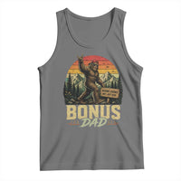 Bigfoot Bonus Dad Tank Top Retro Stepdad Fathers Day Gifts
