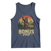 Bigfoot Bonus Dad Tank Top Retro Stepdad Fathers Day Gifts