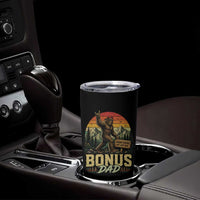Bigfoot Bonus Dad Tumbler Cup Retro Stepdad Fathers Day Gifts