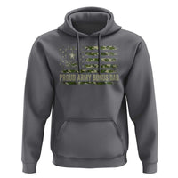 Proud Army Bonus Dad Hoodie Vintage Stepdad Birthday Step Dad Camo US Flag