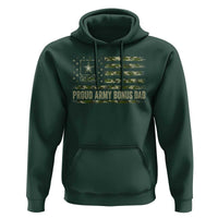 Proud Army Bonus Dad Hoodie Vintage Stepdad Birthday Step Dad Camo US Flag