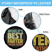 Retro World's Best Farter I Mean Father Spare Tire Cover Gag Gift Birthday Husband Dad Fathers Day