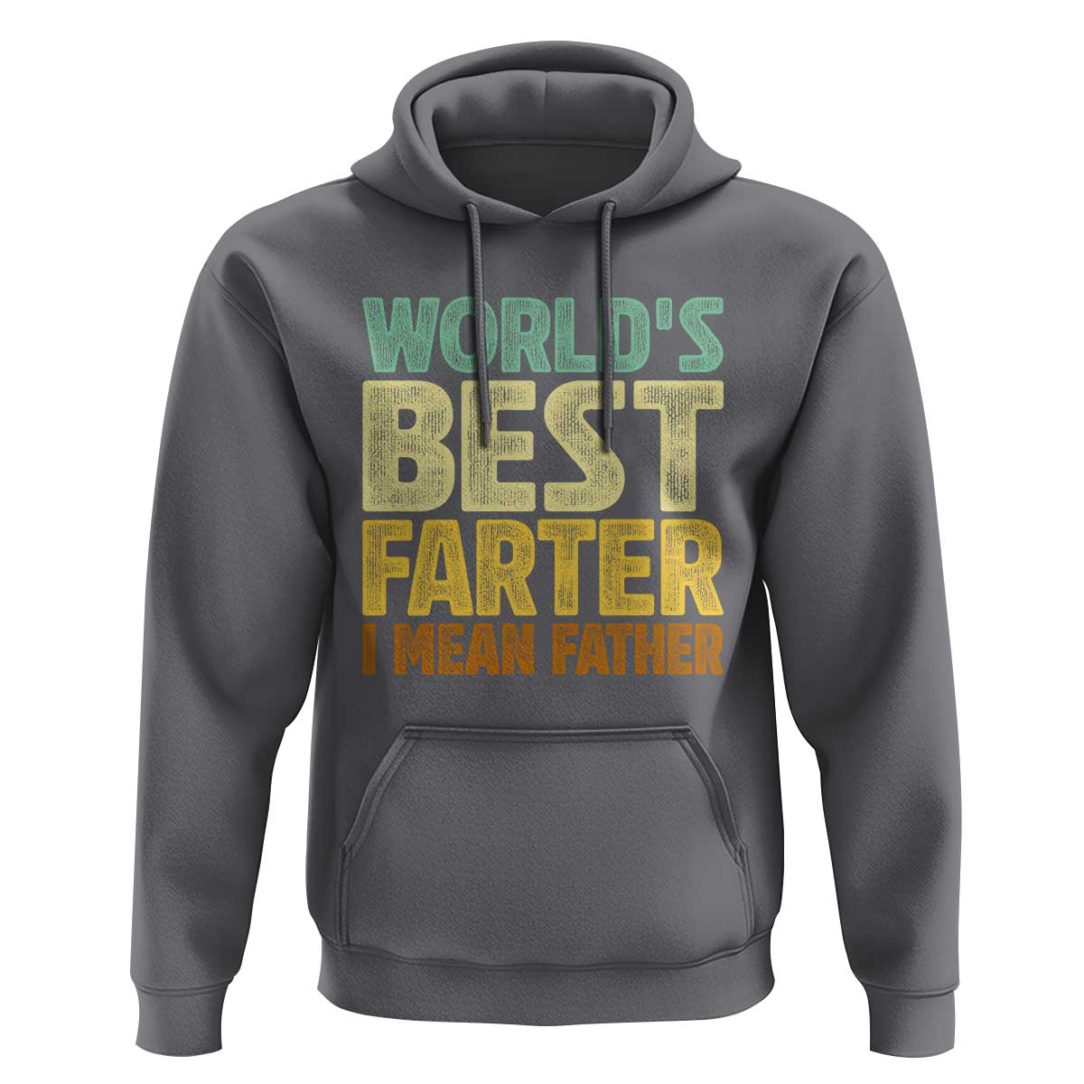 Retro World's Best Farter I Mean Father Hoodie Gag Gift Birthday Husband Dad Fathers Day