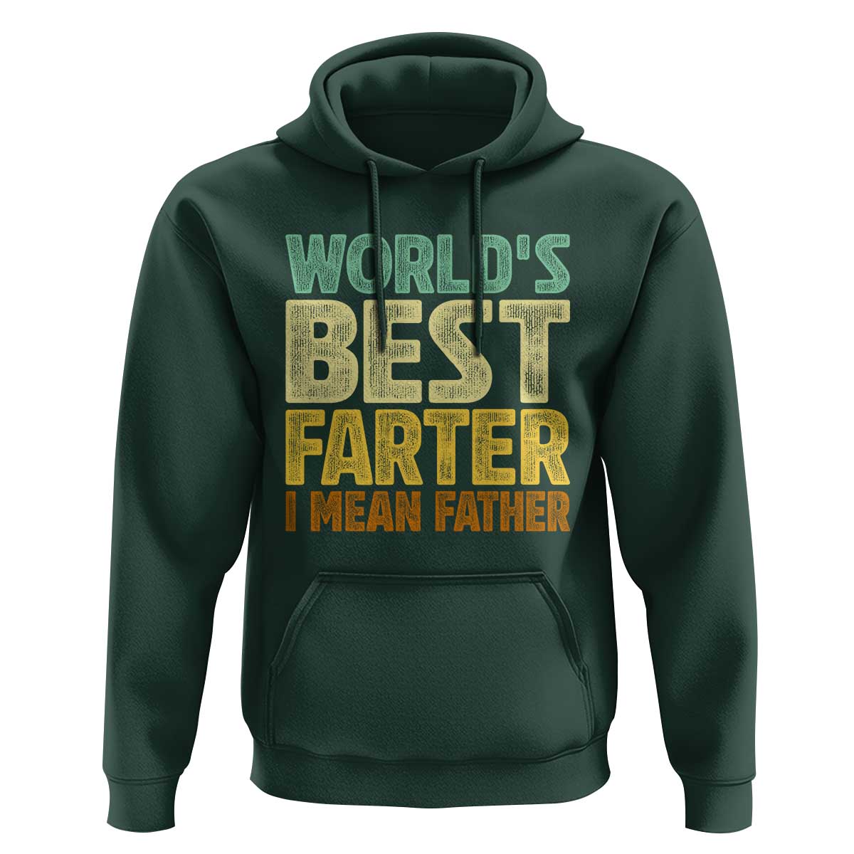 Retro World's Best Farter I Mean Father Hoodie Gag Gift Birthday Husband Dad Fathers Day