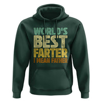 Retro World's Best Farter I Mean Father Hoodie Gag Gift Birthday Husband Dad Fathers Day