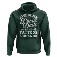 Funny Stepdad Hoodie Awesome Bonus Dads Have Tattoos And Beards