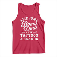 Funny Stepdad Tank Top Awesome Bonus Dads Have Tattoos And Beards