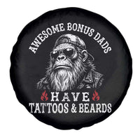Funny Bigfoot Stepdad Spare Tire Cover Awesome Bonus Dads Have Tattoos And Beards