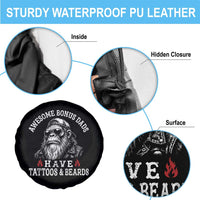 Funny Bigfoot Stepdad Spare Tire Cover Awesome Bonus Dads Have Tattoos And Beards