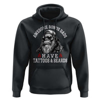 Funny Bigfoot Stepdad Hoodie Awesome Bonus Dads Have Tattoos And Beards
