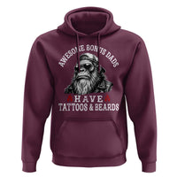 Funny Bigfoot Stepdad Hoodie Awesome Bonus Dads Have Tattoos And Beards