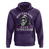 Funny Bigfoot Stepdad Hoodie Awesome Bonus Dads Have Tattoos And Beards