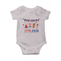 250th Anniversary USA Baby Onesie Patriotic Watermelon Hotdog Firework 250 Years American 1776 2026 250th 4th July