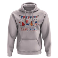 250th Anniversary USA Hoodie Patriotic Watermelon Hotdog Firework 250 Years American 1776 2026 250th 4th July