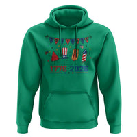 250th Anniversary USA Hoodie Patriotic Watermelon Hotdog Firework 250 Years American 1776 2026 250th 4th July