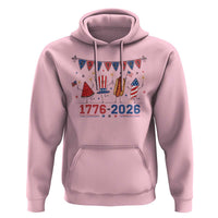250th Anniversary USA Hoodie Patriotic Watermelon Hotdog Firework 250 Years American 1776 2026 250th 4th July