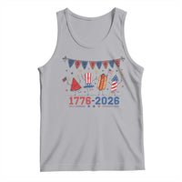 250th Anniversary USA Tank Top Patriotic Watermelon Hotdog Firework 250 Years American 1776 2026 250th 4th July