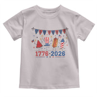 250th Anniversary USA Toddler T Shirt Patriotic Watermelon Hotdog Firework 250 Years American 1776 2026 250th 4th July