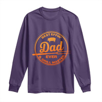 Best Effin Dad Ever And Grill Master Long Sleeve Shirt Funny Grilling BBQ Sarcastic