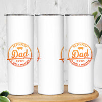 Best Effin Dad Ever And Grill Master Skinny Tumbler Funny Grilling BBQ Sarcastic