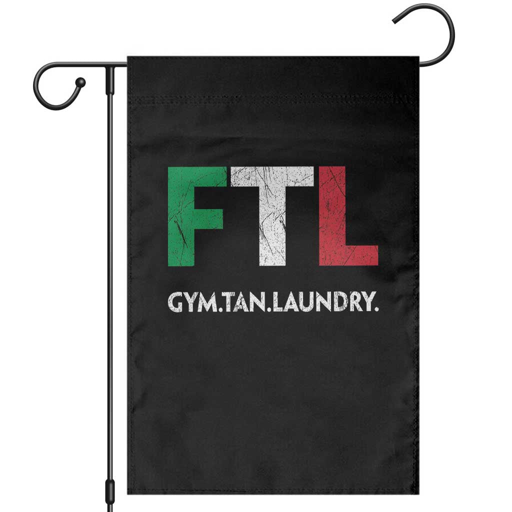 Gym Tan Laundry GTL Italian Flag Garden Flag - Wonder Print Shop