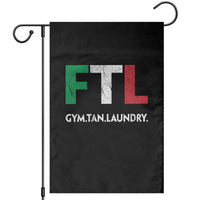 Gym Tan Laundry GTL Italian Flag Garden Flag - Wonder Print Shop