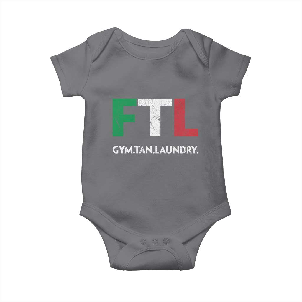 Gym Tan Laundry GTL Italian Flag Baby Onesie - Wonder Print Shop