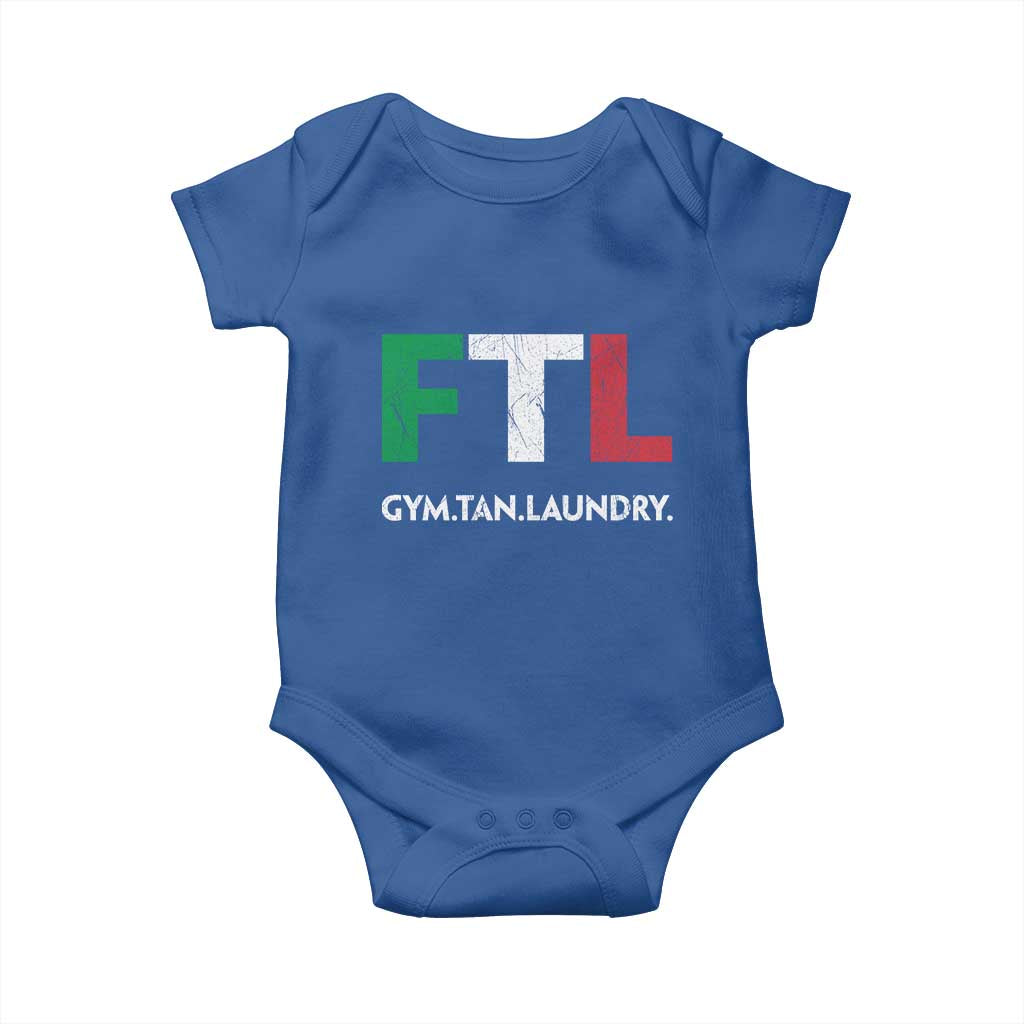 Gym Tan Laundry GTL Italian Flag Baby Onesie - Wonder Print Shop