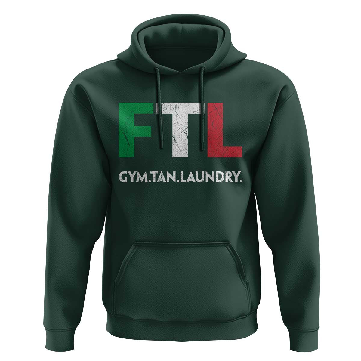 Gym Tan Laundry GTL Italian Flag Hoodie - Wonder Print Shop
