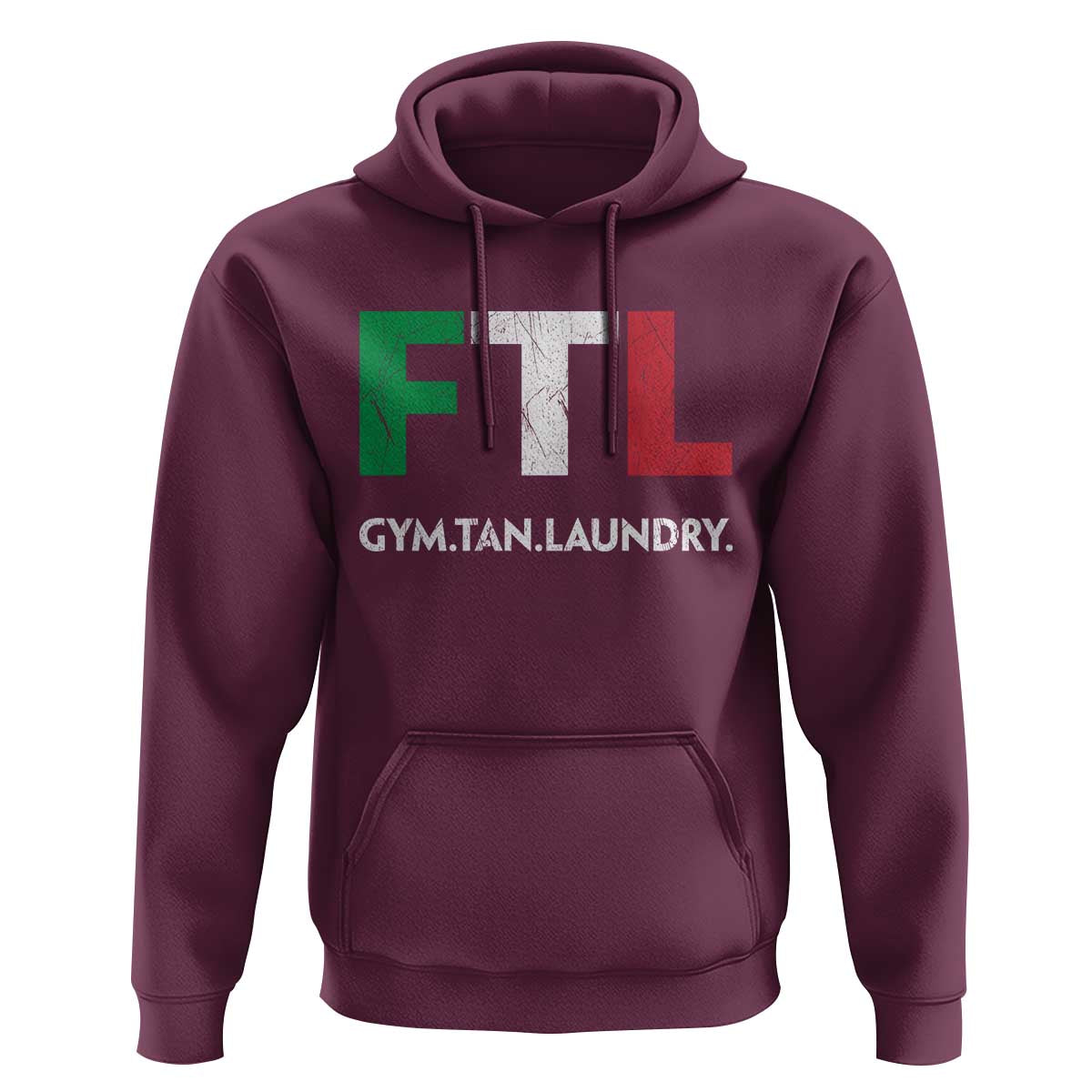 Gym Tan Laundry GTL Italian Flag Hoodie - Wonder Print Shop