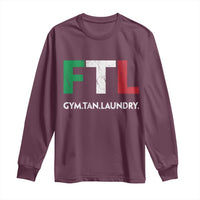 Gym Tan Laundry GTL Italian Flag Long Sleeve Shirt - Wonder Print Shop