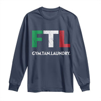 Gym Tan Laundry GTL Italian Flag Long Sleeve Shirt - Wonder Print Shop