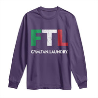 Gym Tan Laundry GTL Italian Flag Long Sleeve Shirt - Wonder Print Shop
