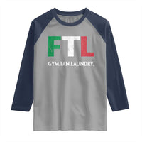 Gym Tan Laundry GTL Italian Flag Raglan Shirt - Wonder Print Shop