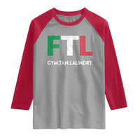 Gym Tan Laundry GTL Italian Flag Raglan Shirt - Wonder Print Shop