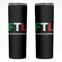 Gym Tan Laundry GTL Italian Flag Skinny Tumbler - Wonder Print Shop