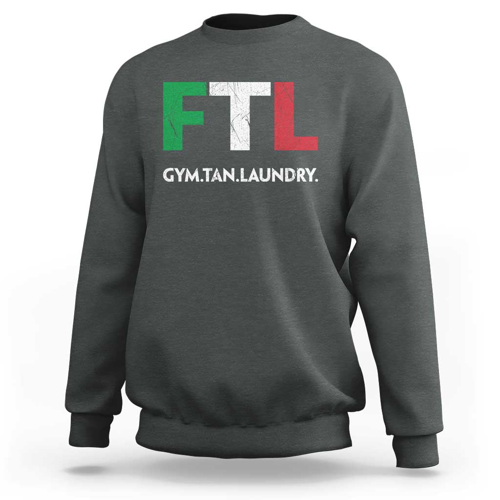 Gym Tan Laundry GTL Italian Flag Sweatshirt - Wonder Print Shop