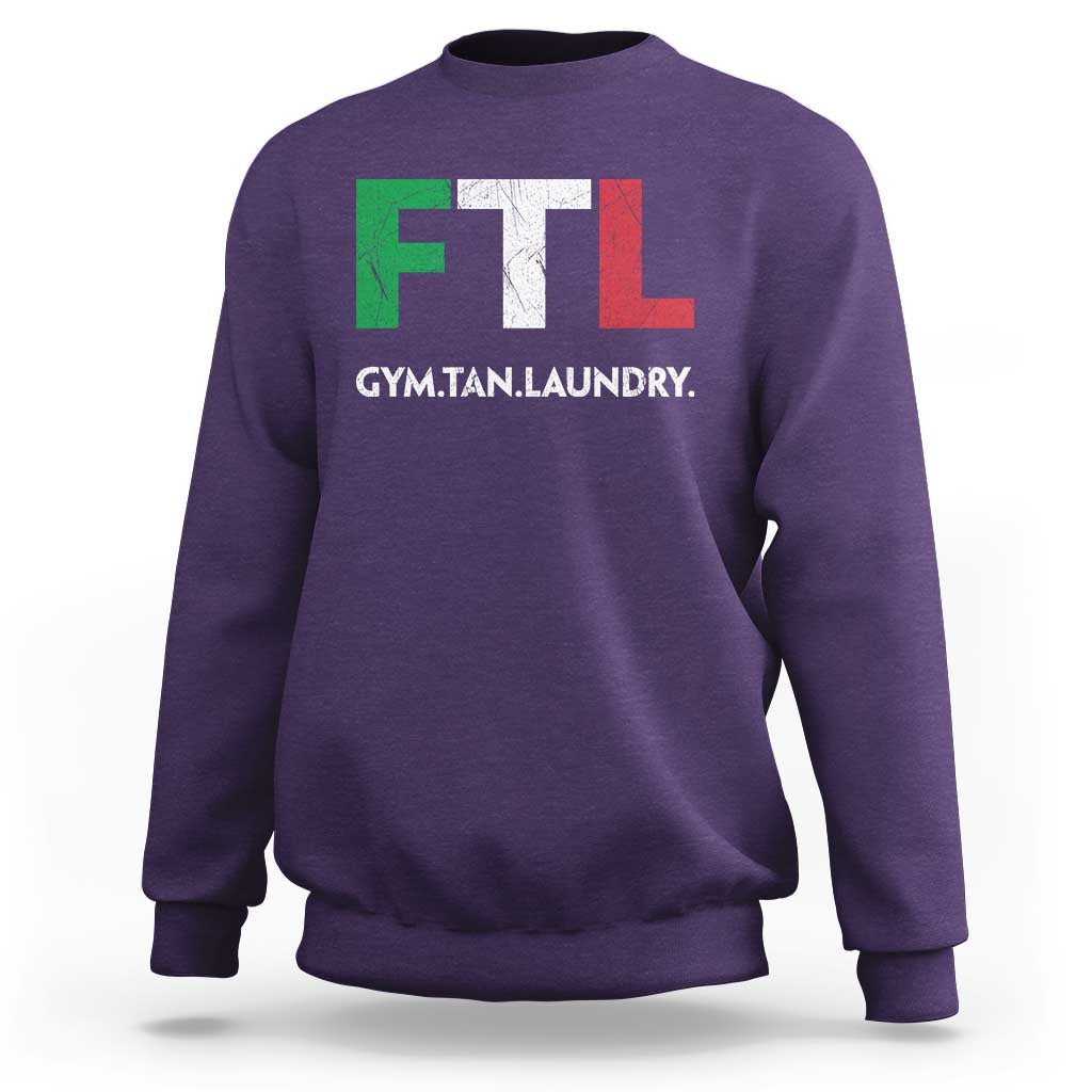 Gym Tan Laundry GTL Italian Flag Sweatshirt - Wonder Print Shop
