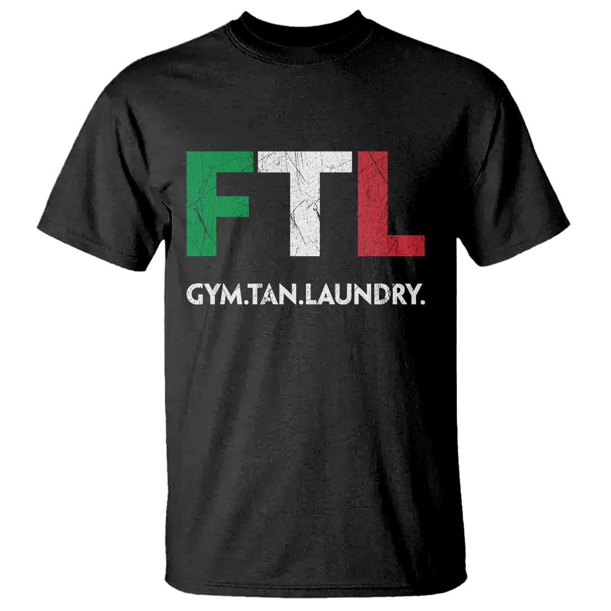 Gym Tan Laundry GTL Italian Flag T Shirt - Wonder Print Shop