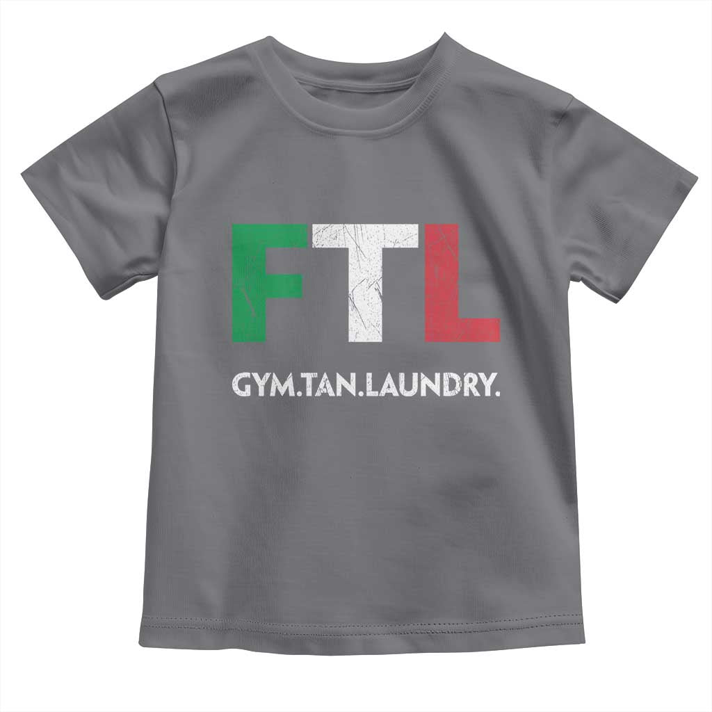 Gym Tan Laundry GTL Italian Flag Toddler T Shirt - Wonder Print Shop