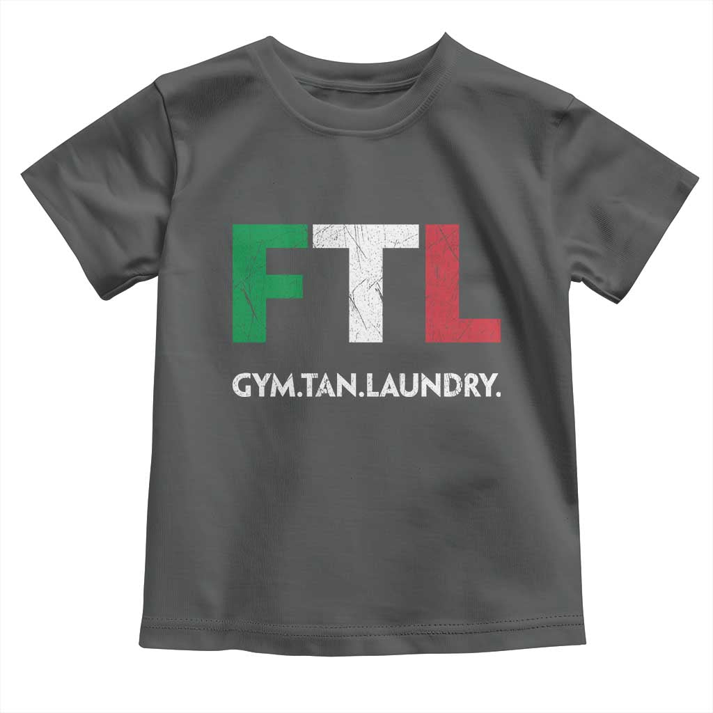Gym Tan Laundry GTL Italian Flag Toddler T Shirt - Wonder Print Shop