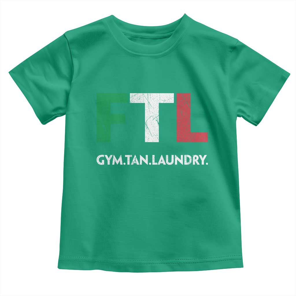 Gym Tan Laundry GTL Italian Flag Toddler T Shirt - Wonder Print Shop