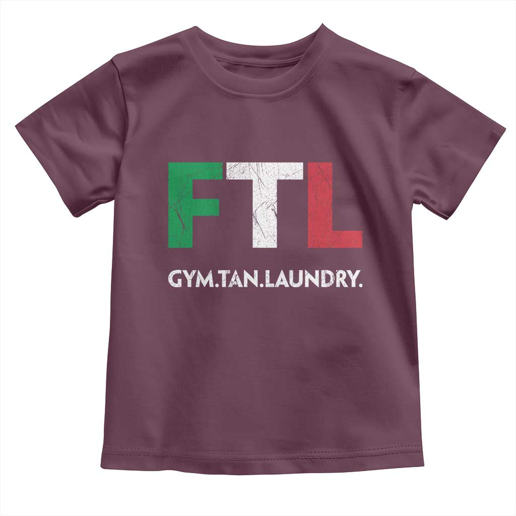 Gym Tan Laundry GTL Italian Flag Toddler T Shirt - Wonder Print Shop