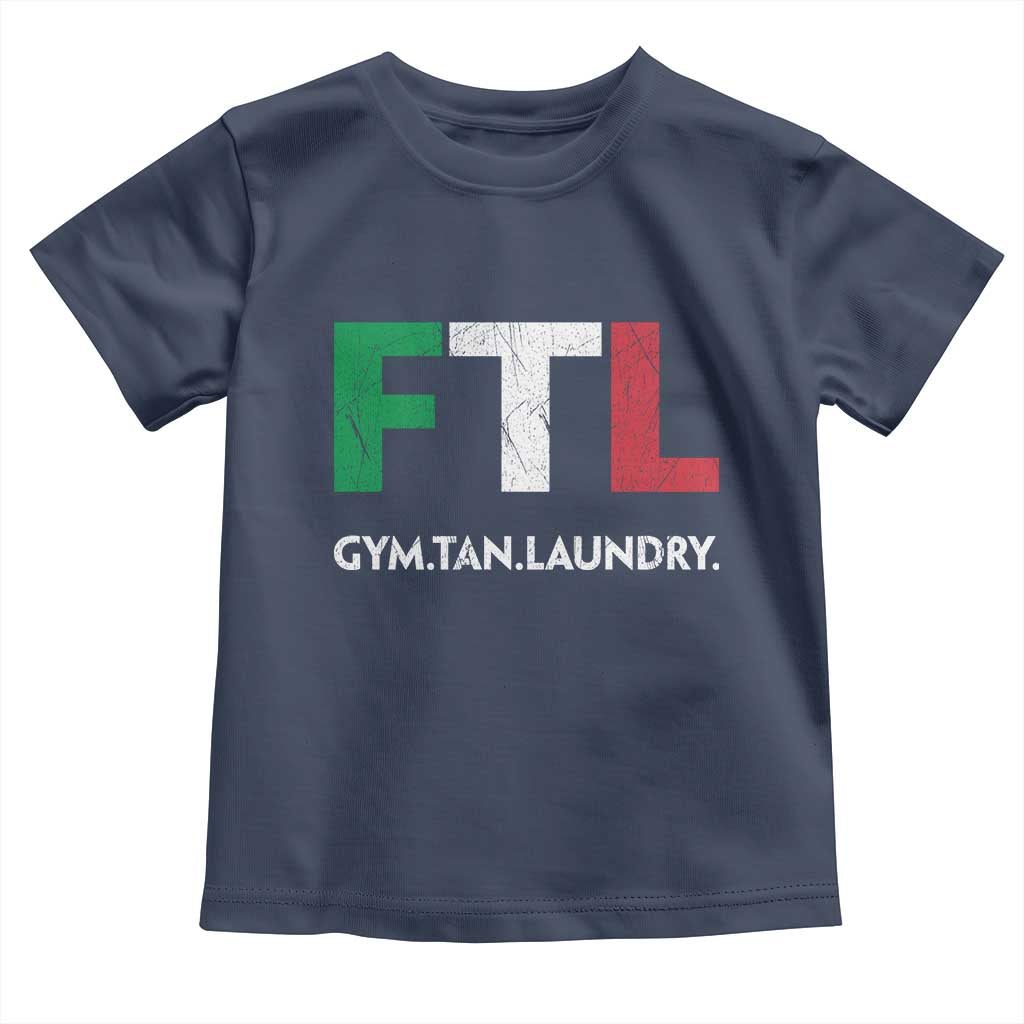 Gym Tan Laundry GTL Italian Flag Toddler T Shirt - Wonder Print Shop