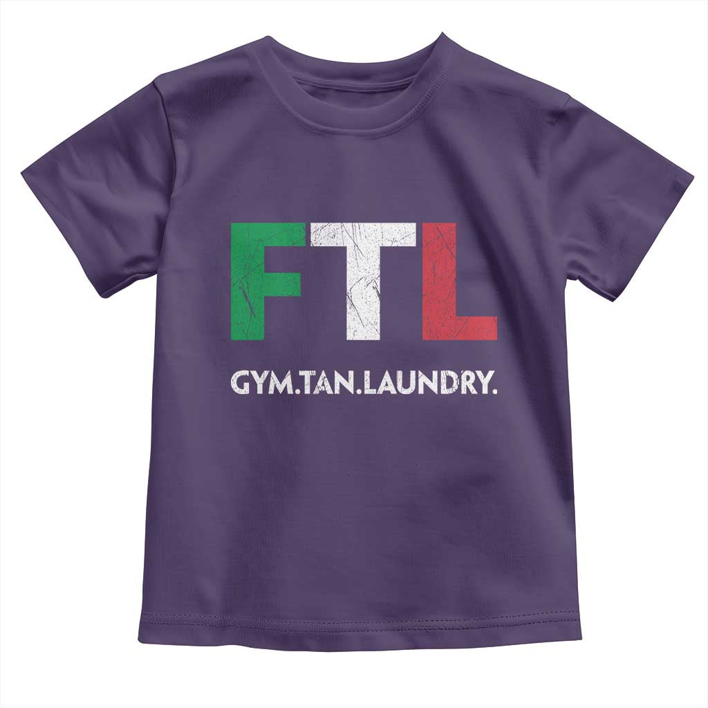 Gym Tan Laundry GTL Italian Flag Toddler T Shirt - Wonder Print Shop