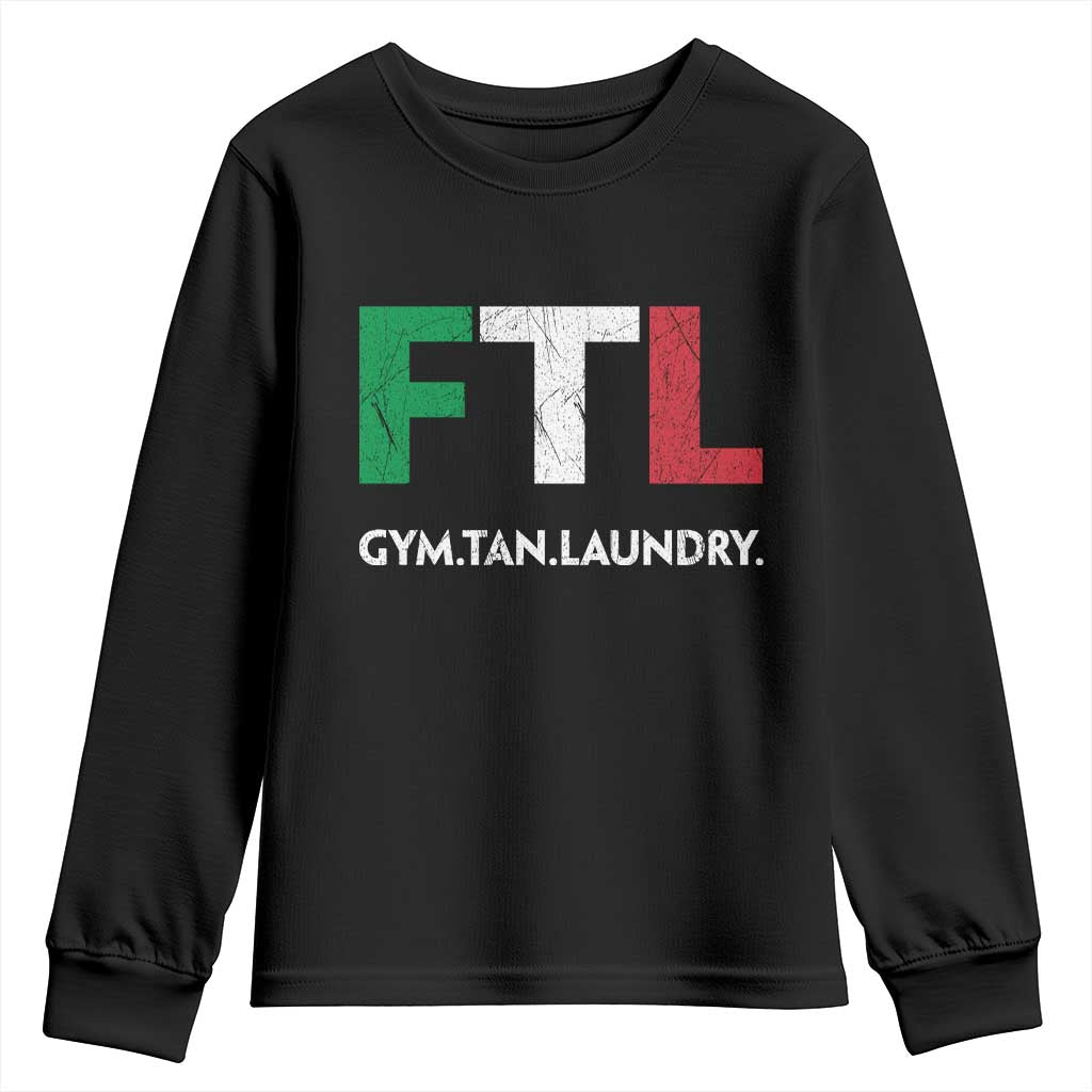Gym Tan Laundry GTL Italian Flag Youth Sweatshirt - Wonder Print Shop