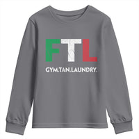Gym Tan Laundry GTL Italian Flag Youth Sweatshirt - Wonder Print Shop